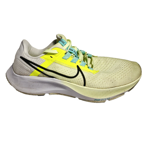 Nike Air Zoom Pegasus 38 Women’s Running Shoes Size 9 Pale Yellow Teal Black - Picture 1 of 8